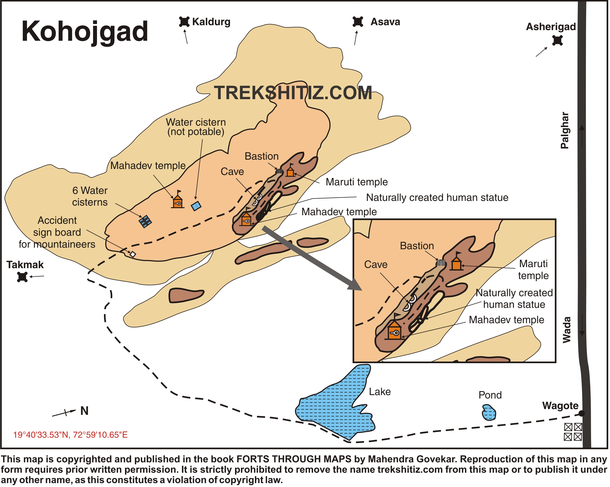 Kohoj English Map